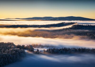 fotografia pięknego krajobrazu