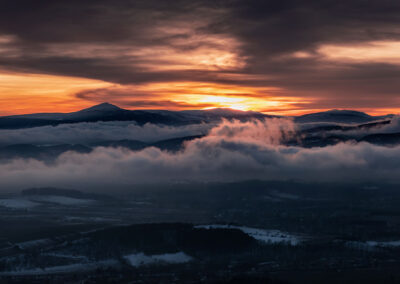 fotografia pięknego krajobrazu